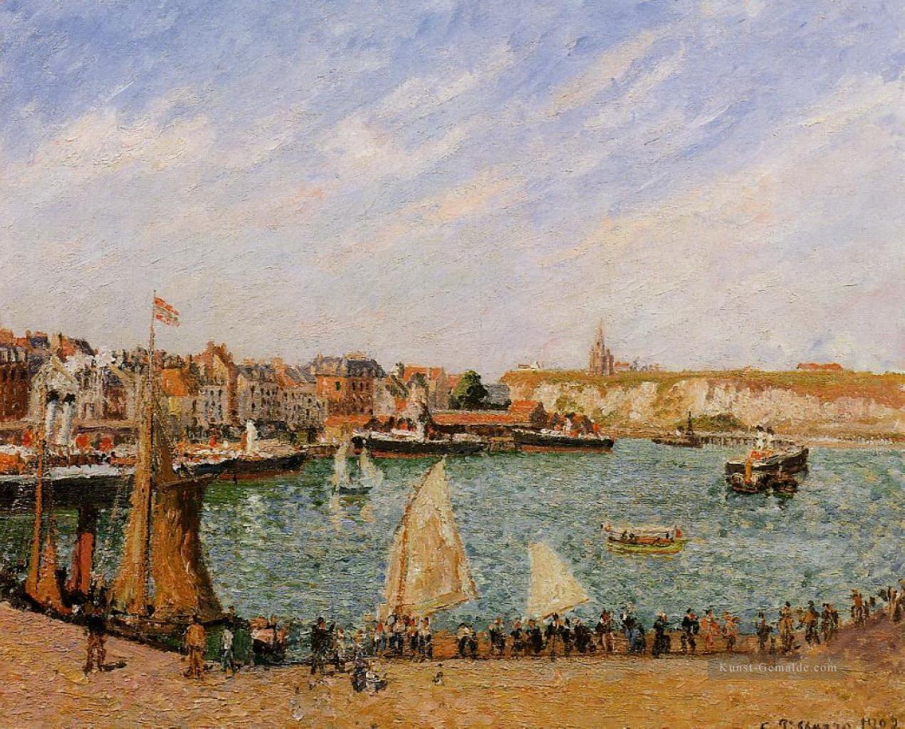Nachmittagssonne der Innenhafen dieppe 1902 Camille Pissarro Ölgemälde